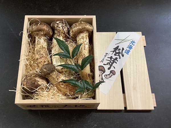 国産松茸の竹