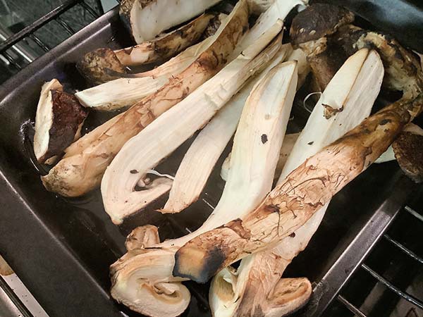 簡単焼き松茸